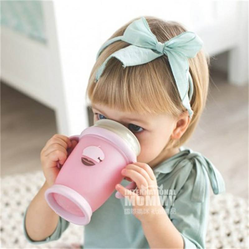 Lovi Polish Baby Beard Lips 360 ° Sealed Learning Drink Cup 250ml Versi Luar Negeri