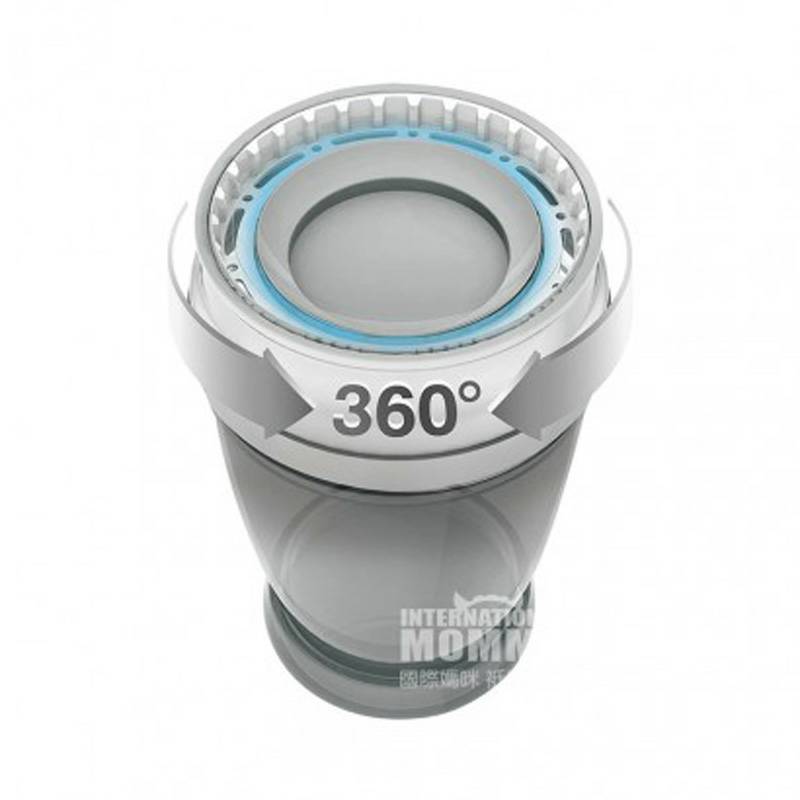 Lovi Polish Baby Happy Bird 360 ° Minuman Pendidikan Sealed Cup 210ml Versi Luar Negeri