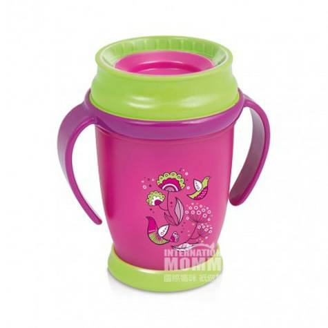 Lovi Polish Baby Happy Bird 360 ° Cup Belajar Tertutup 250ml Versi Lua...