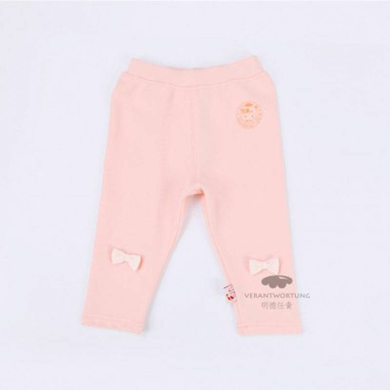 Verantwortung bayi perempuan legging katun organik busur lucu