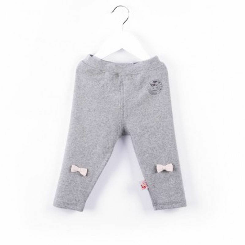 Verantwortung bayi perempuan legging katun organik busur lucu