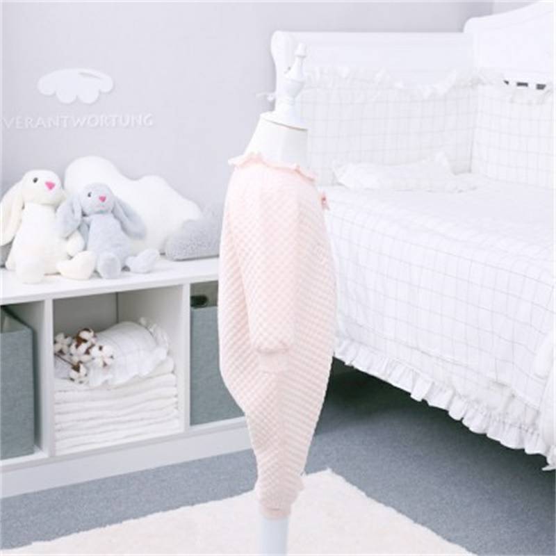 Verantwortung bayi perempuan kapas organik one-piece romper pink