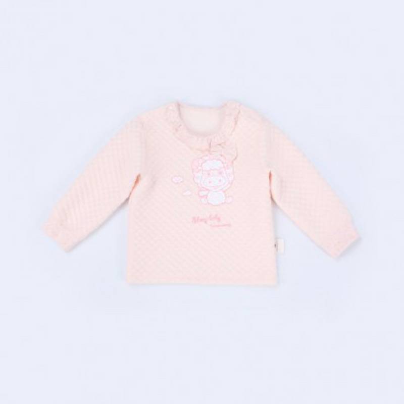 Verantwortung bayi perempuan celana top katun organik jas pink