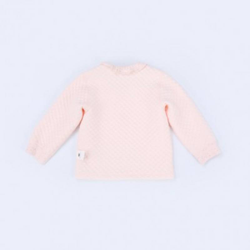 Verantwortung bayi perempuan celana top katun organik jas pink