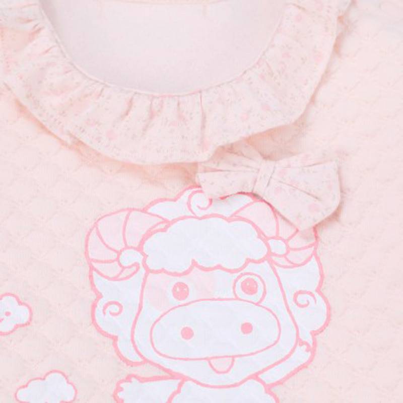 Verantwortung bayi perempuan celana top katun organik jas pink