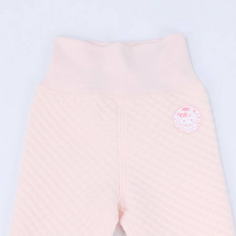 Verantwortung bayi perempuan katun organik celana perut pinggang tinggi merah muda