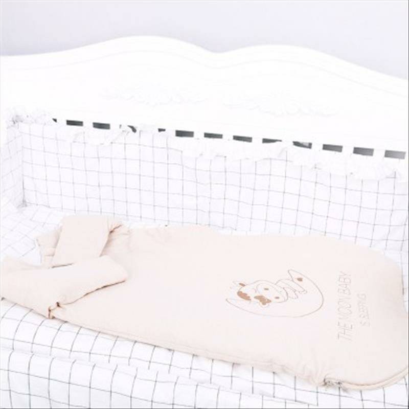 Verantwortung jantan dan betina bayi katun organik berwarna Eropa klasik kantong tidur sederhana