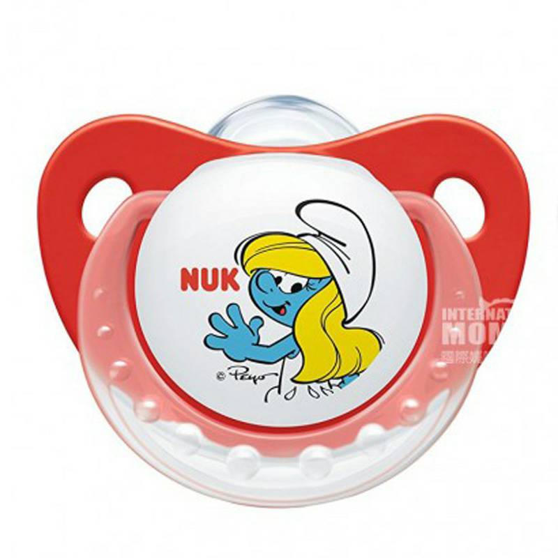 NUK Jerman NUK Smurf silikon dot 6-18 bulan dua paket versi luar negeri