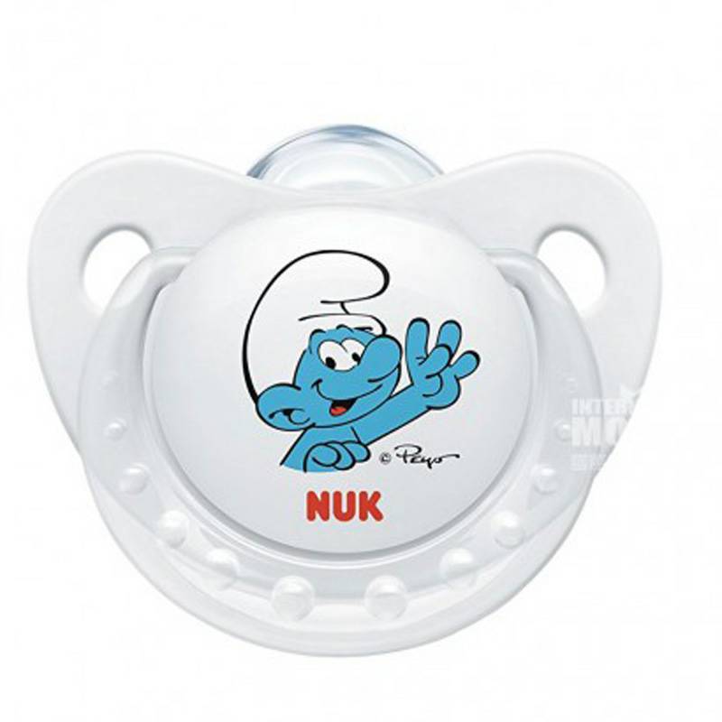 NUK Jerman NUK Smurf silikon dot 6-18 bulan dua paket versi luar negeri