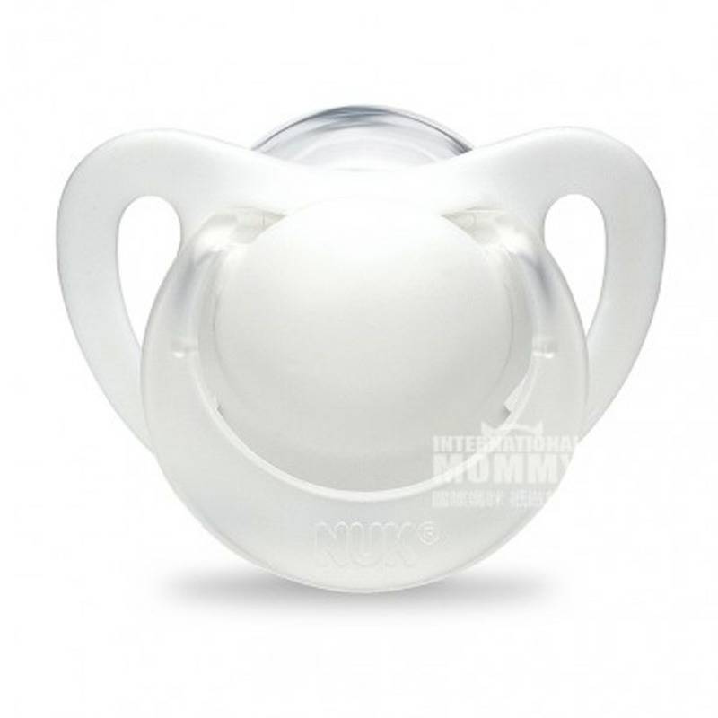 NUK Jerman NUK seri genius dot silikon putih murni versi 6-18 bulan di luar negeri