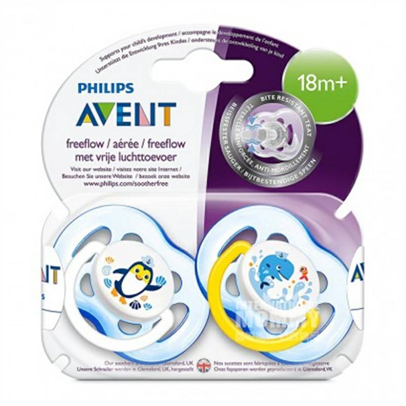 PHILIPS AVENT pacifier British Ocean Dream selama lebih dari 18 bulan Versi Overseas