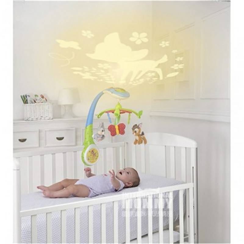 Chicco  Proyektor musik bayi Italia tidur menenangkan tempat tidur bel tergantung di luar negeri versi
