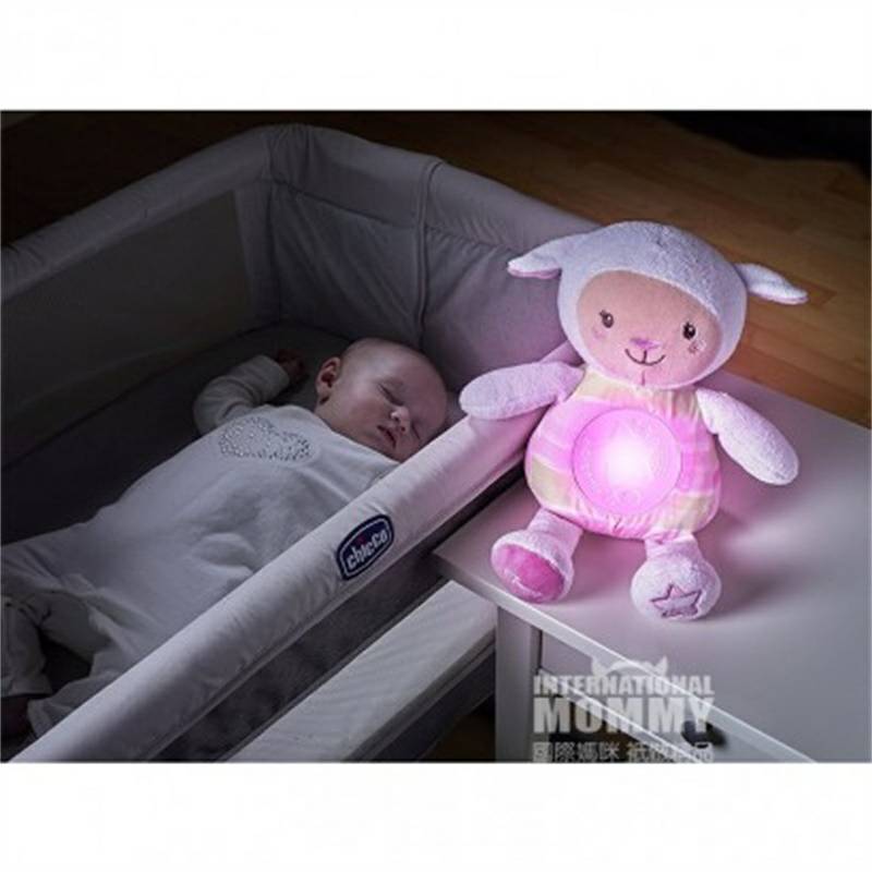 Chicco Itali Bayi Domba Suara Tidur dan Boneka Musik Ringan Versi Luar Negeri