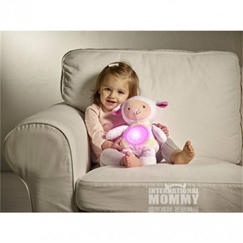 Chicco Itali Bayi Domba Suara Tidur dan Boneka Musik Ringan Versi Luar Negeri