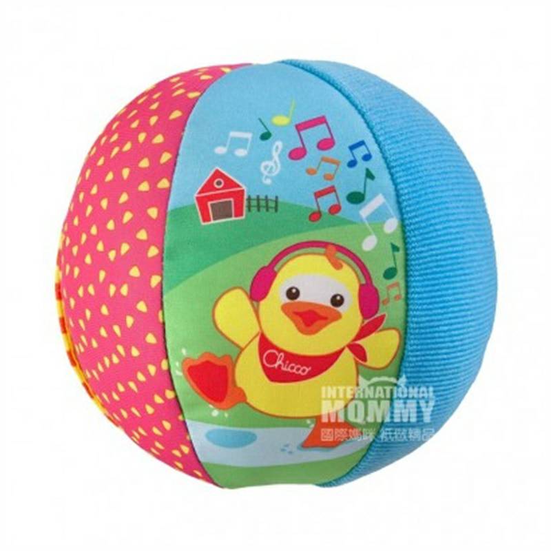 Chicco kain bayi Italia bola musik katun lembut versi luar negeri