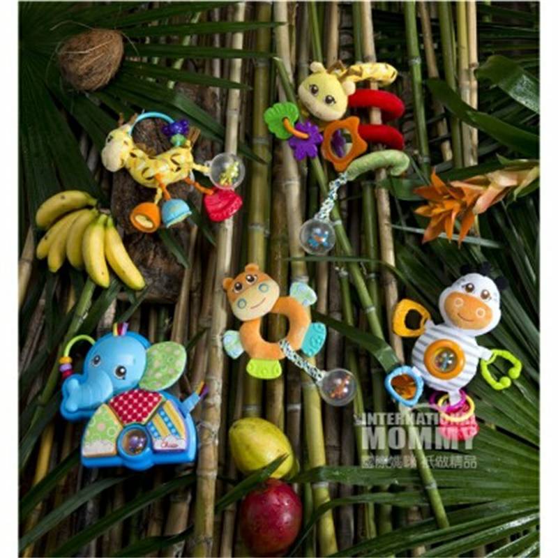 Chicco Itali Bayi Jerapah Tangan Rattle Toy Versi Luar Negeri