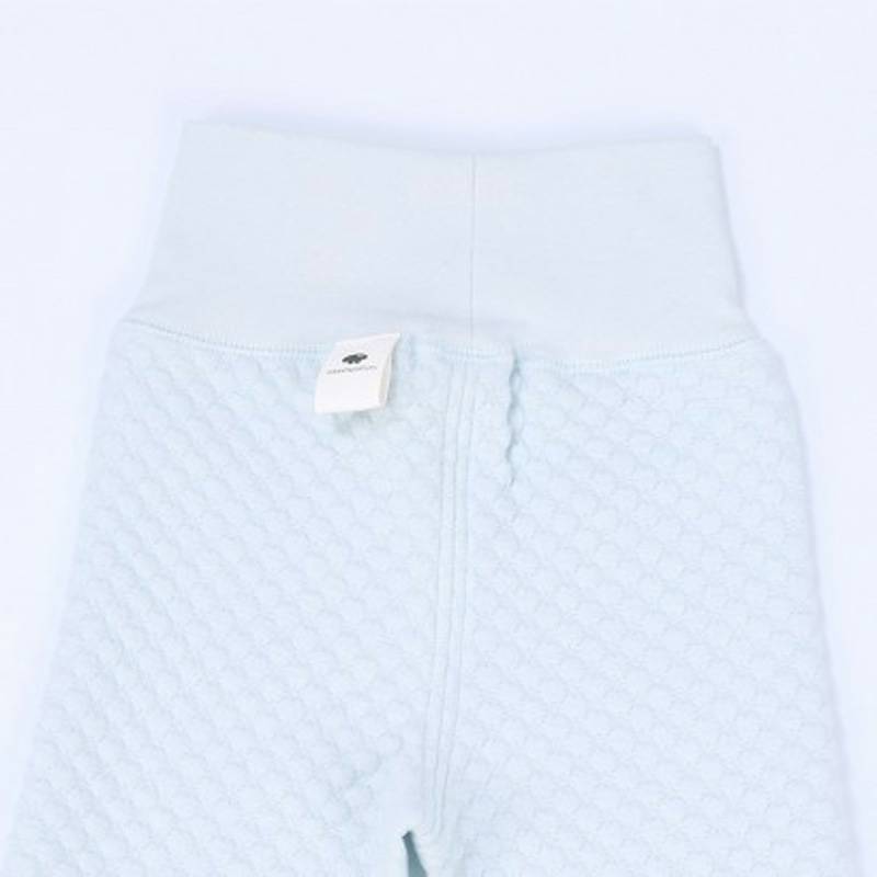 Verantwortung jantan dan betina bayi katun organik celana pinggang tinggi biru