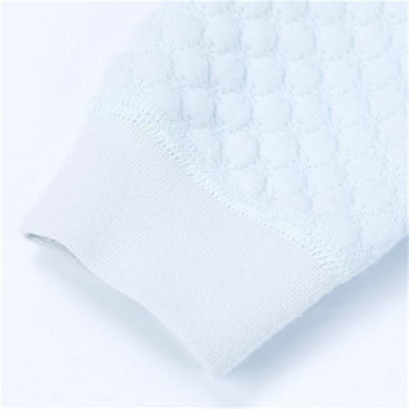 Verantwortung bayi laki-laki dan perempuan celana katun organik jas biru