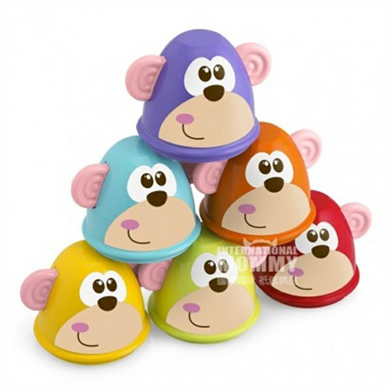 Chicco Itali Bayi Monyet Bowling Jenga Le Toy Versi Luar Negeri