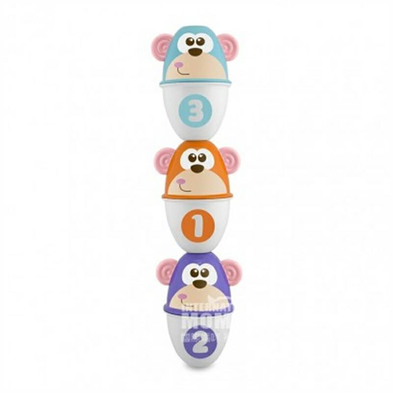 Chicco Itali Bayi Monyet Bowling Jenga Le Toy Versi Luar Negeri