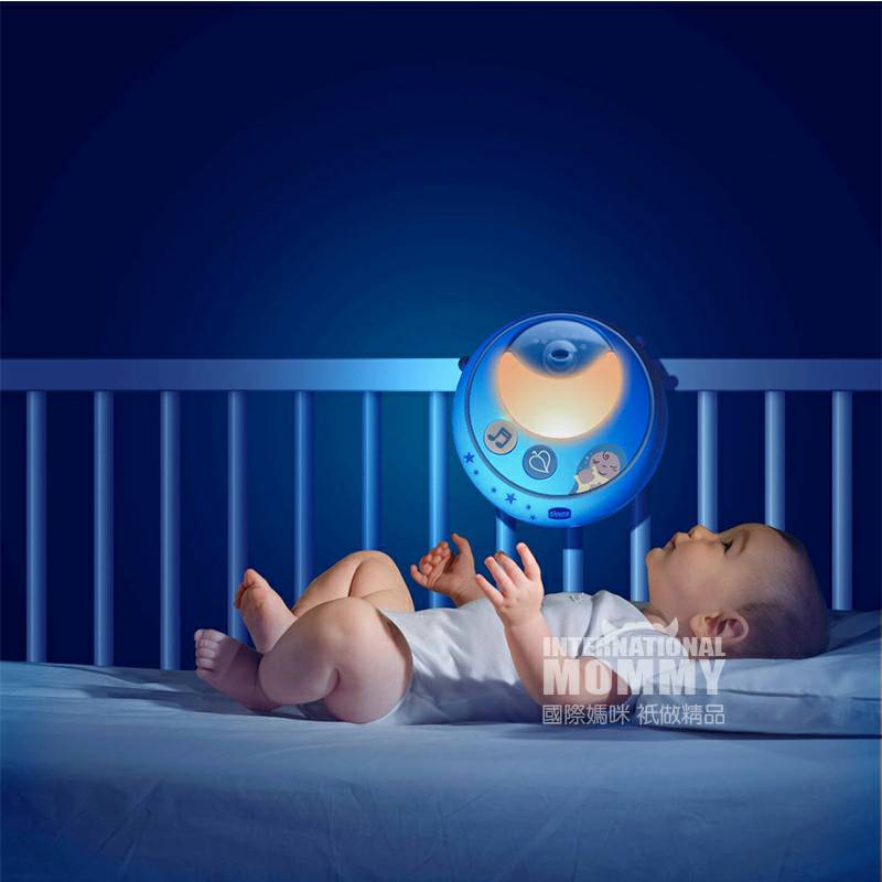 Chicco Bayi Italia yang Menenangkan Tidur Lampu Ajaib Bell Bed Versi Luar Negeri