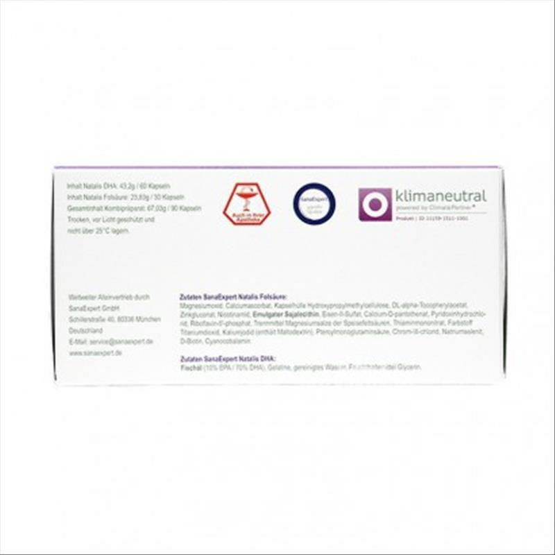 SanaExpert Jerman SanaExpert zat besi vitamin DHA asam folat 2 paragraf versi luar negeri