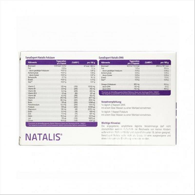 SanaExpert Jerman SanaExpert zat besi vitamin DHA asam folat 2 paragraf versi luar negeri