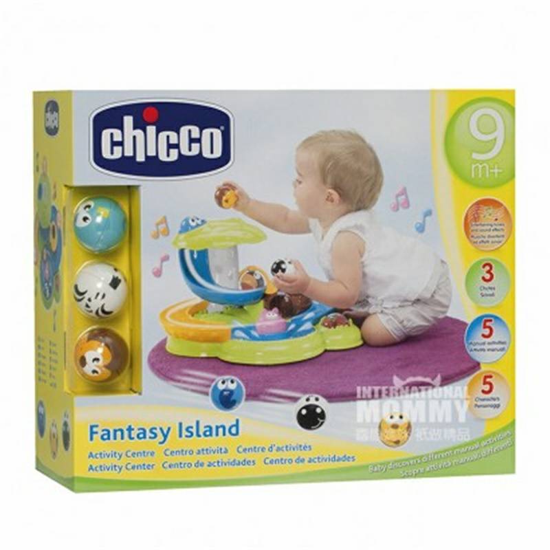 Chicco Itali Bayi Kesenangan Belajar Awal Musik Fantasy Island Overseas Edition