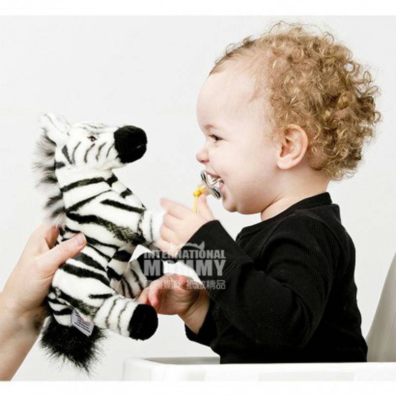 Difrax Dutch Zebra Pattern Natural Pacifier Lebih Dari 12 Bulan Versi Luar Negeri