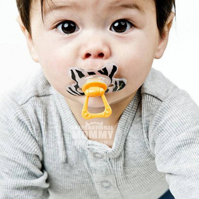 Difrax Dutch Zebra Pattern Natural Pacifier Lebih Dari 12 Bulan Versi Luar Negeri