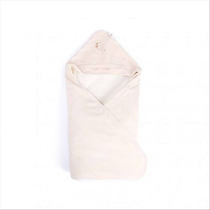 [2 pieces] Verantwortung laki-laki dan perempuan bayi katun warna organik Eropa klasik kantong tidur sederhana + selimut