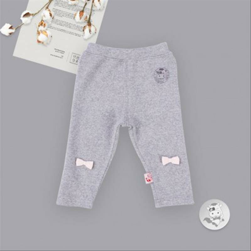 Verantwortung bayi perempuan legging katun organik busur lucu