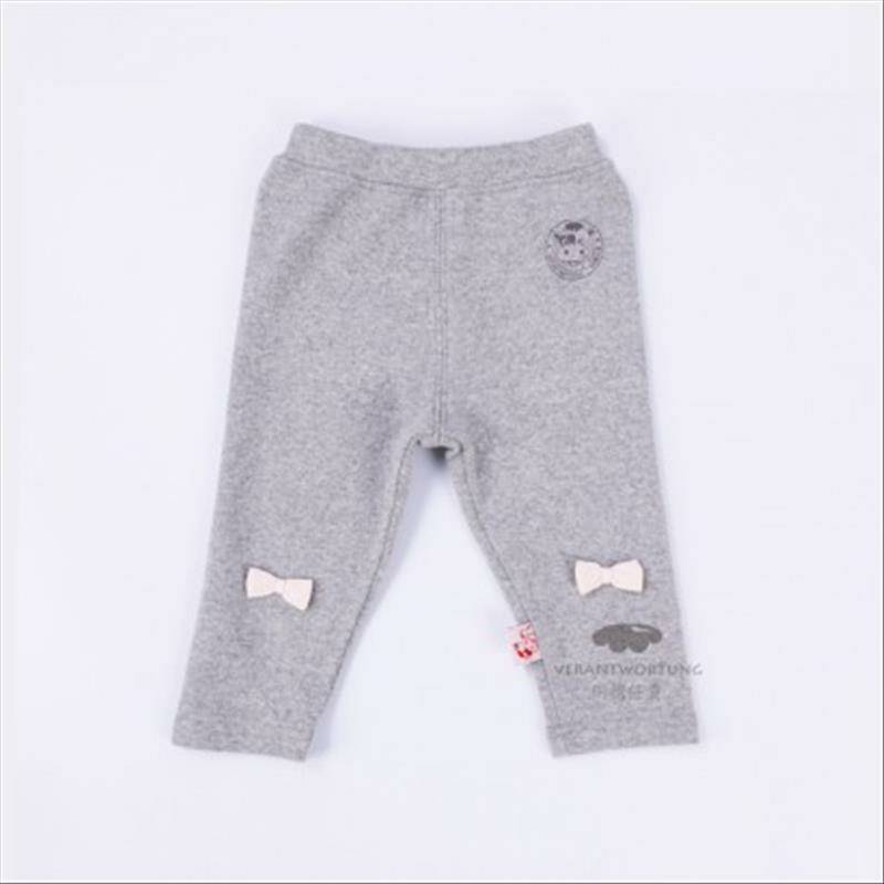 Verantwortung bayi perempuan legging katun organik busur lucu