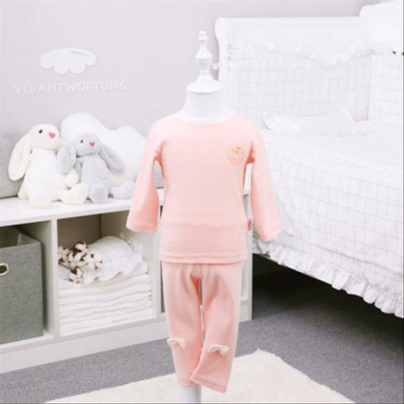 Verantwortung bayi perempuan legging katun organik busur lucu