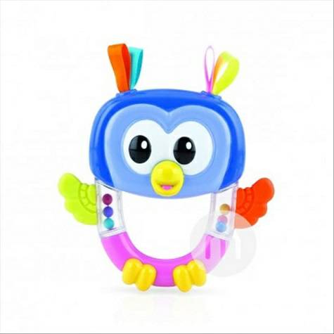 Nuby American Owl rattle edisi fixed gum di luar negeri