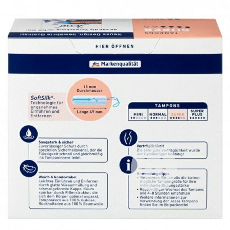 Jessa Jerman Jessa built-in 4 drip tampon 56 stick edisi luar negeri