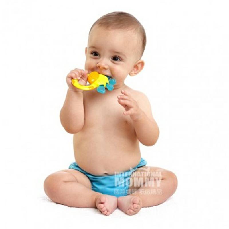 BRIGHT STARTS American Giraffe Bayi Menyenangkan permen karet di luar negeri