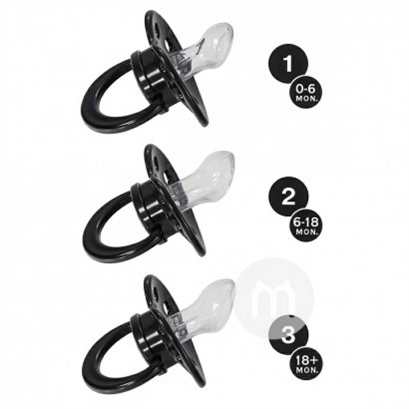 ROCK STAR BABY Dot silikon Jerman dua bungkus versi 0-6 bulan di luar negeri