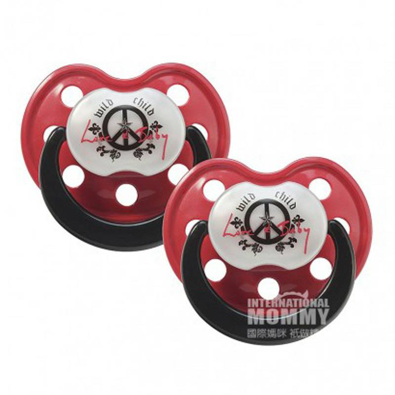 ROCK STAR BABY Jerman dot bayi silikon dua versi 0-6 bulan di luar negeri