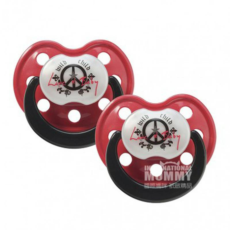 ROCK STAR BABY Dot silikon Jerman dua bungkus versi 6-18 bulan di luar negeri
