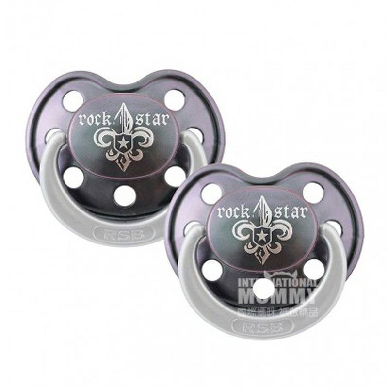 ROCK STAR BABY Jerman Lily Silicone Dot Dua Paket Lebih dari 18 Bulan Versi Luar Negeri