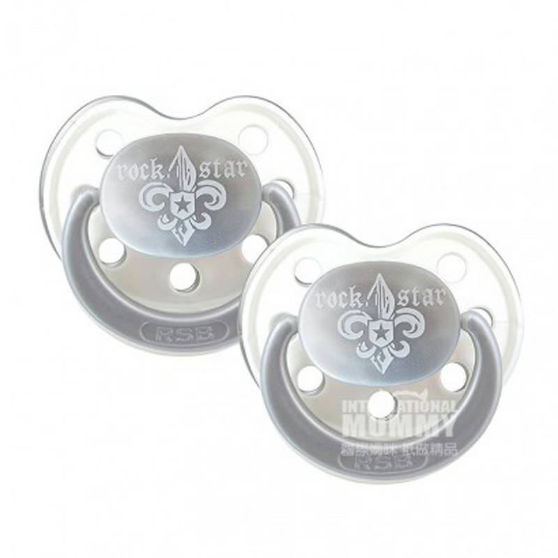 ROCK STAR BABY Jerman Lily Silicone Dot Dua Paket Lebih dari 18 Bulan Versi Luar Negeri