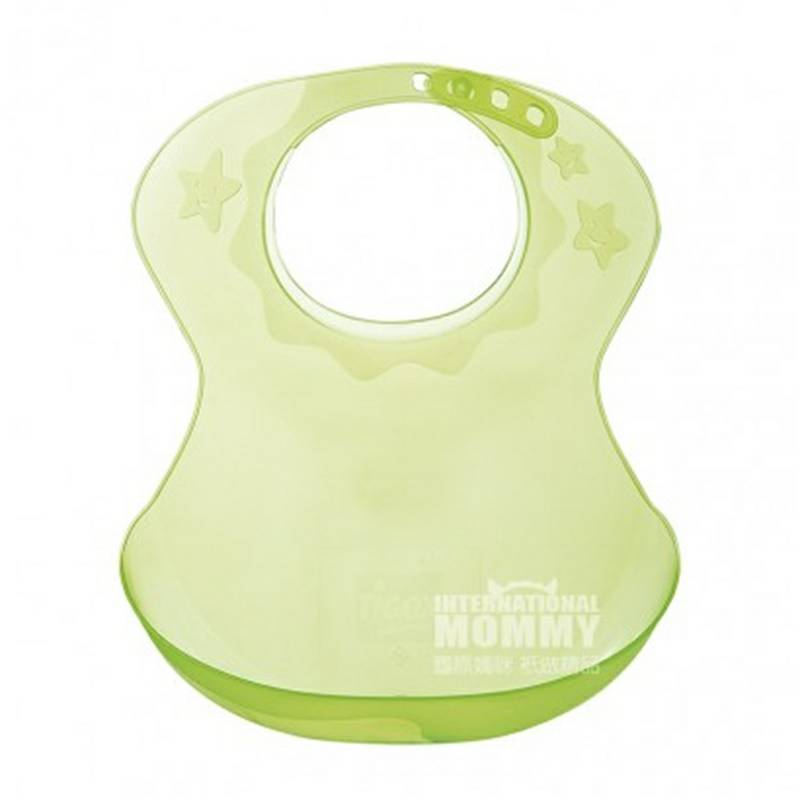 Tigex French Tigex baby bib tahan air plastik versi luar negeri