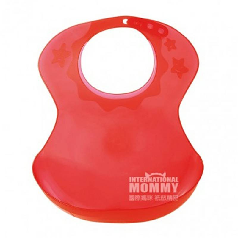 Tigex French Tigex baby bib tahan air plastik versi luar negeri