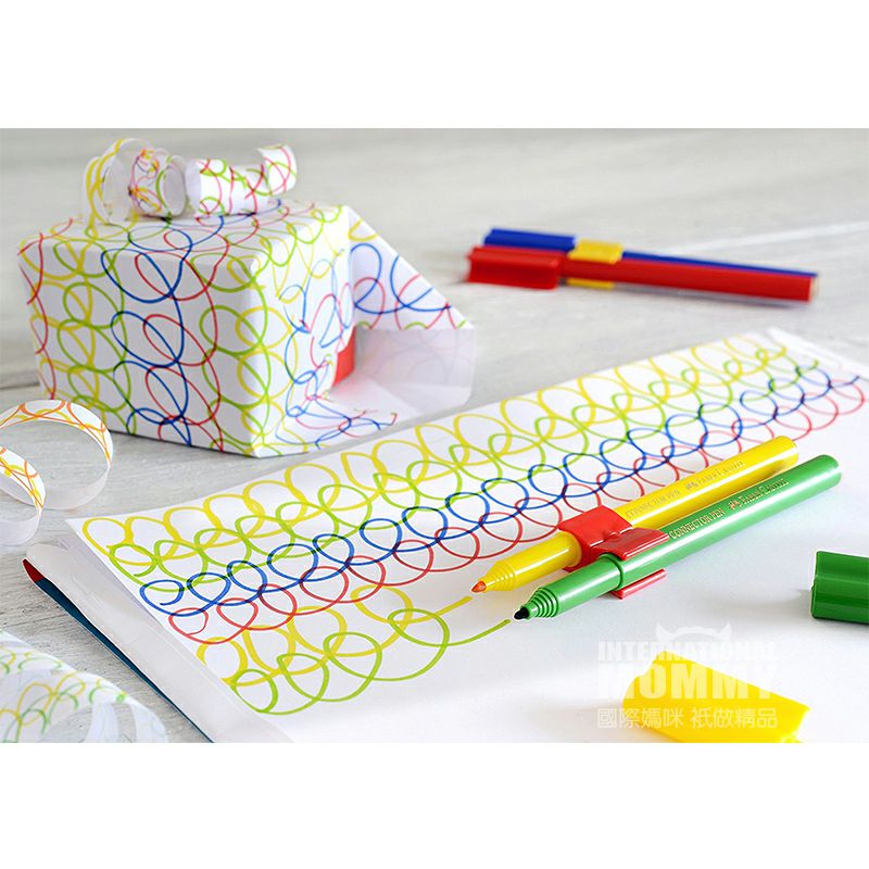 FABER-CASTELL Jerman 20 warna bisa dibilang blok bangunan anak-anak kuas cat air edisi luar negeri