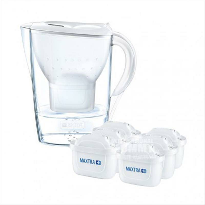 BRITA Filter ketel putih Jerman dengan 6 elemen filter versi luar negeri