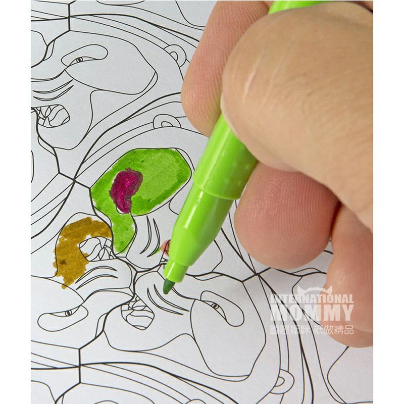 FABER － CASTELL Sikat cat air anak 20-warna edisi Jerman di luar negeri