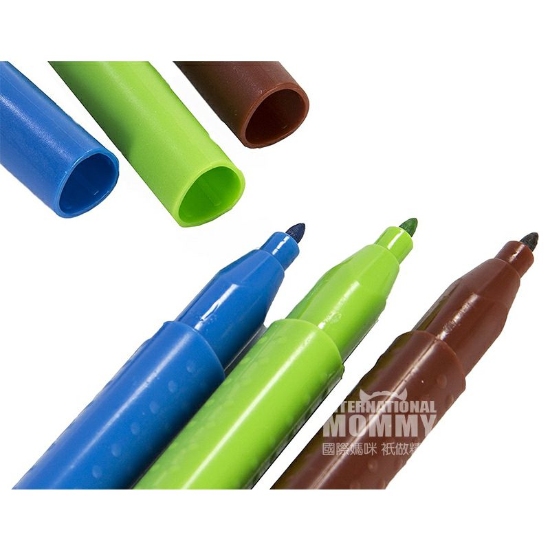 FABER － CASTELL Sikat cat air anak 20-warna edisi Jerman di luar negeri