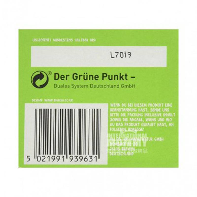 CUPPER German CUPPER versi lemon green tea segar organik alami