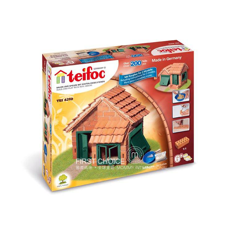 Teifoc Germany DIY garasi rumah model arsitektur versi luar negeri